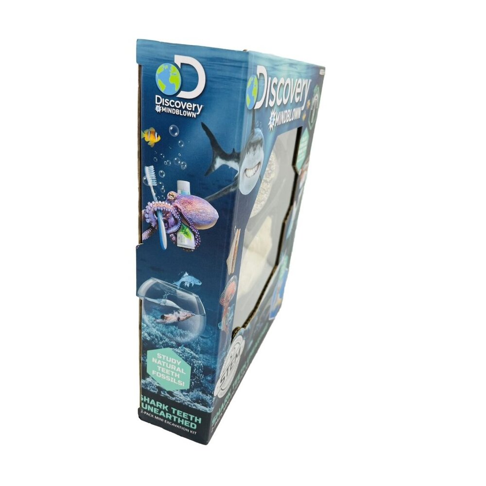 Discovery Mindblown Shark Teeth Unearthed 2 Mini Excavation Kit 6+ - Picture 2 of 7